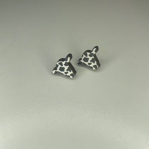 cow stud earrings